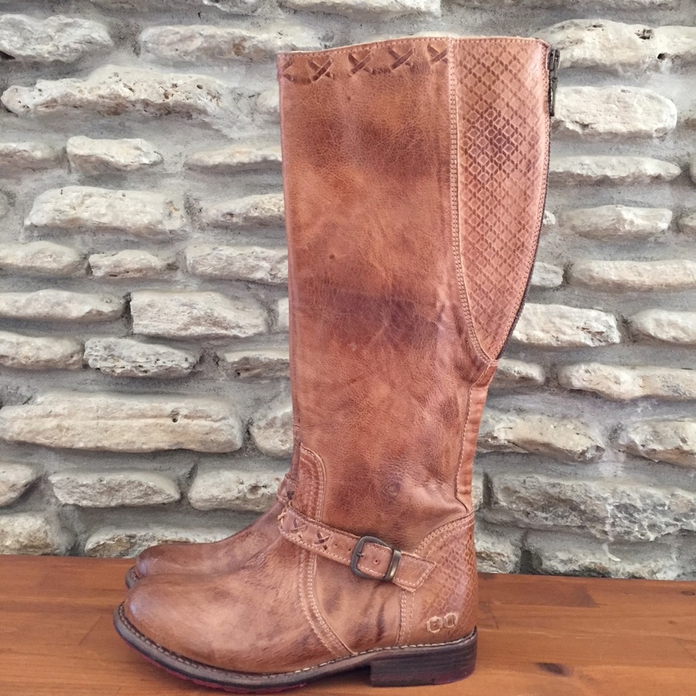 Bed Stu Women's Size 6 Tan Knee High Leather Boots